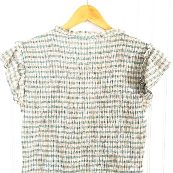 Veronica RUFFLE HEM CICI SMOCKED DRESS NEW W/TAG - Picture 13 of 14